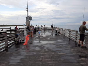 T end of the venice fishing pier